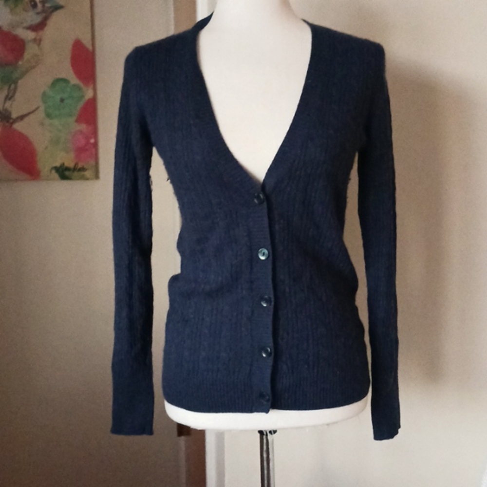 Express Navy Blue Women's Cardigan